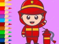 ເກມ Coloring Book: Fireman