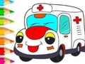 ເກມ Coloring Book: Ambulance