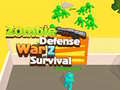 ເກມ Zombie defense War Z Survival 