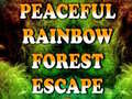 ເກມ Peaceful Rainbow Forest Escape 
