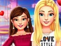 ເກມ BFFs High School First Date Look