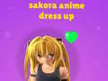 ເກມ Sakora Anime Dress Up