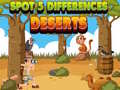 ເກມ Spot 5 Differences Deserts