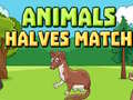 ເກມ Animals Halves Match