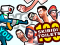 ເກມ You vs 100 Skibidi Toilets