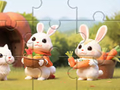 ເກມ Jigsaw Puzzle: Rabbits With Carrots