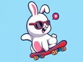 ເກມ Coloring Book: Rabbit Skateboard
