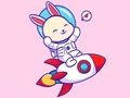 ເກມ Coloring Book: Rabbit Astronaut