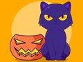 ເກມ Coloring Book: Halloween Cat