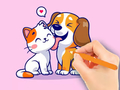 ເກມ Coloring Book: Dog And Cat