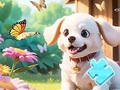 ເກມ Jigsaw Puzzle: Dog In Garden