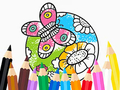 ເກມ Coloring Book: Butterfly With Flowe