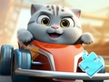 ເກມ Jigsaw Puzzle: Cat Racing Driver