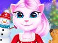 ເກມ Cat Girl Christmas Decor Game