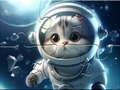 ເກມ Jigsaw Puzzle: Astronaut-Cat