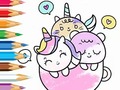 ເກມ Coloring Book: A Cup Of Unicorn