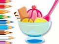 ເກມ Coloring Book: Ice Cream Sundae