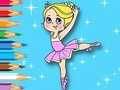 ເກມ Coloring Book: Ballet Girl
