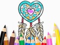 ເກມ Coloring Book: Heart Dreamcatcher