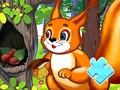 ເກມ Jigsaw Puzzle: Squirrel Hide Food