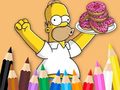 ເກມ Coloring Book: Simpson Doughnut