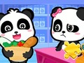 ເກມ Jigsaw Puzzle: Baby Panda Supermarket