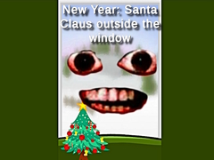 ເກມ New Year: Santa Claus outside the window