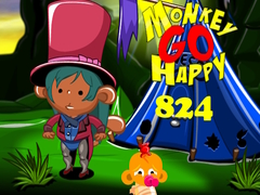 ເກມ Monkey Go Happy Stage 824