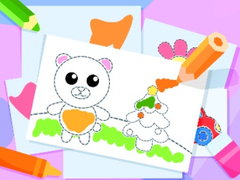 ເກມ Toddler Drawing: Cute Pig
