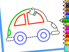 ເກມ Toddler Drawing: Cute Car