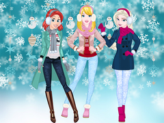 ເກມ Princesses Winter Spree