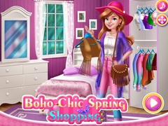 ເກມ Boho Chic Spring Shopping