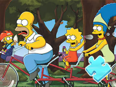 ເກມ Jigsaw Puzzle: Simpson Family Riding