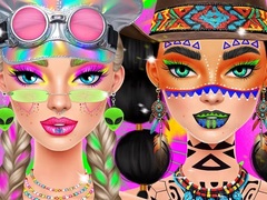 ເກມ Festival Vibes Makeup