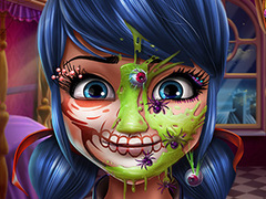 ເກມ Dotted Girl Halloween Makeup