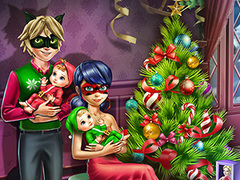ເກມ Dotted Girl Family Christmas