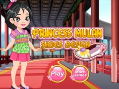 ເກມ Princess Mulan Shoes Design