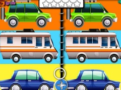ເກມ Cartoon Cars Spot The Difference