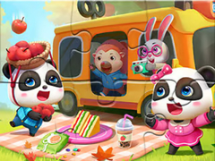 ເກມ Jigsaw Puzzle: Little Panda Picnic