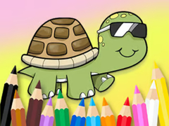 ເກມ Coloring Book: Sunglasses Turtle