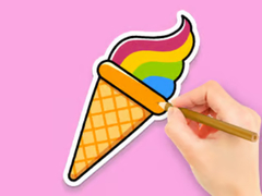 ເກມ Coloring Book: Rainbow Ice Cream
