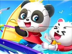 ເກມ Jigsaw Puzzle: Baby Panda Sailing
