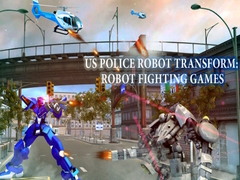 ເກມ US Police Robot Transform: Robot  fighting games