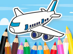ເກມ Coloring Book: Flying Airplane