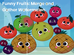 ເກມ Funny fruits: merge and gather watermelon