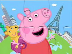 ເກມ Jigsaw Puzzle: Peppa Travel Around