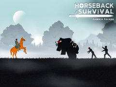 ເກມ Horseback Survival Zombies Escape