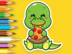 ເກມ Coloring Book: Hungry Dinosaurs