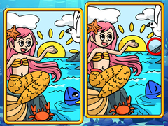 ເກມ Mermaids Spot The Differences