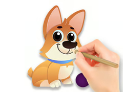 ເກມ Coloring Book: Dog With Toy